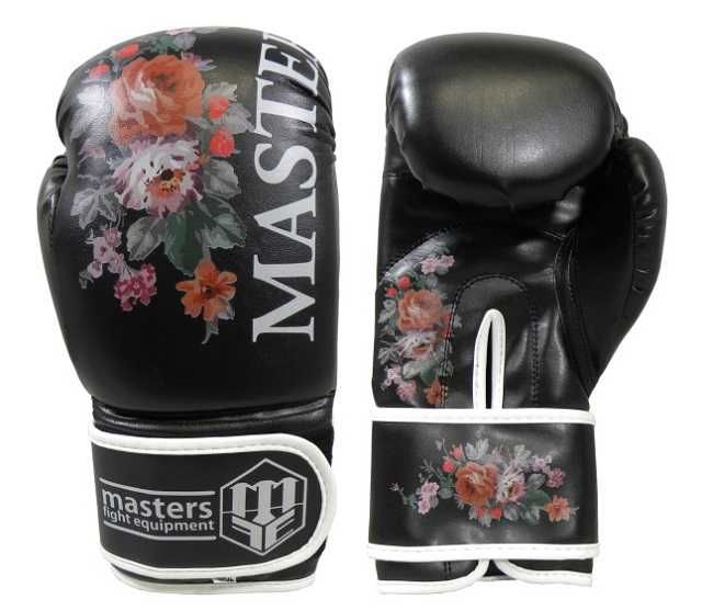 masters RĘKAWICE DLA DZIECI BOKSERSKIE kickboxing muay thai flower