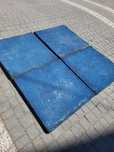 Płyty gumowe SBR EPDM 50x50x3,5 niebieskie plac zabaw pod basen