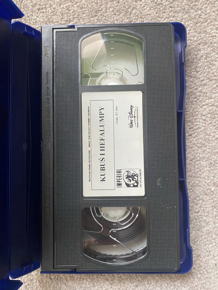 Kaseta VHS Kubuś i Hefalumpy