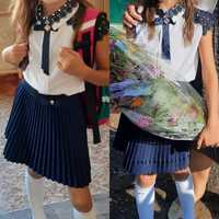 Школьная блузка и юбка