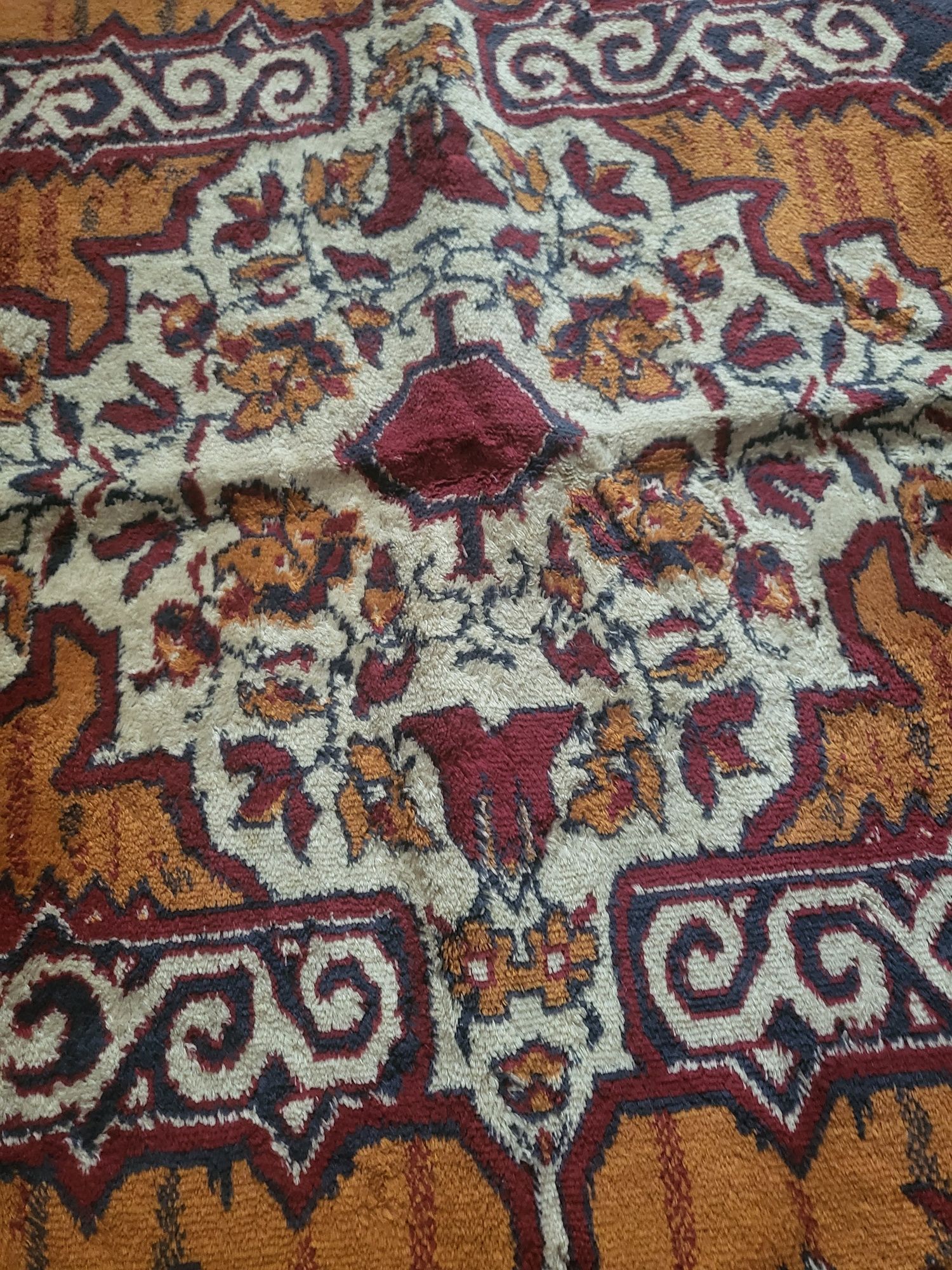 Dywan,kilim,kapa, narzuta welna  190 x 145cm - Runotex 70 lata