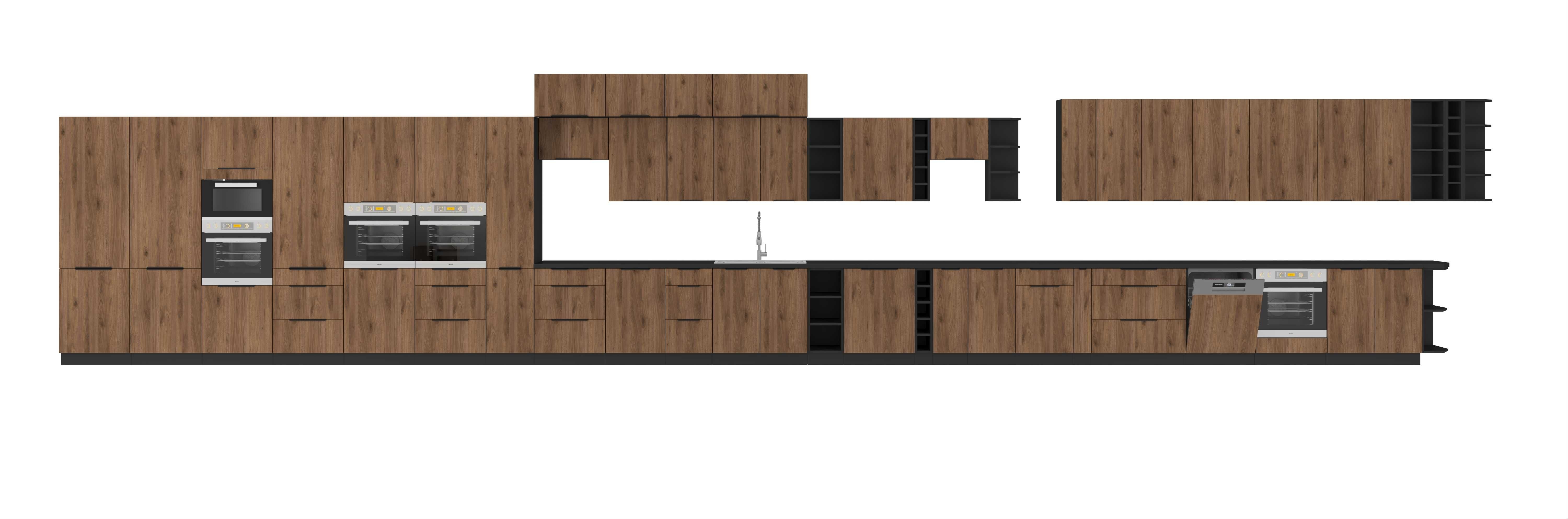 Kuchnia Modułowa KASZMIR/DECO/DENVER, zestaw mebli kuchennych 300 cm