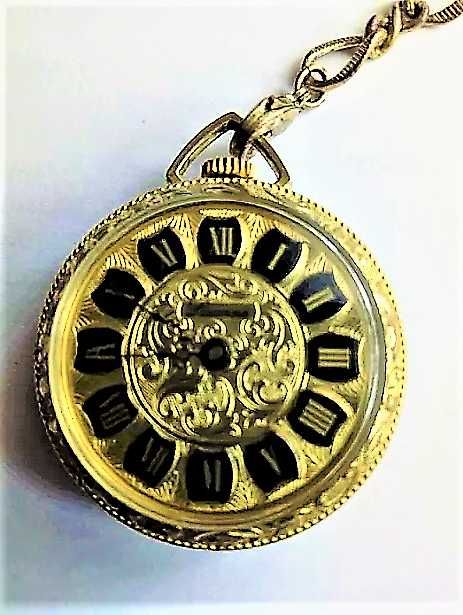 Zegarek kieszonkowy pozłacany! 14k.  Lucerne (made swiss) złoto.