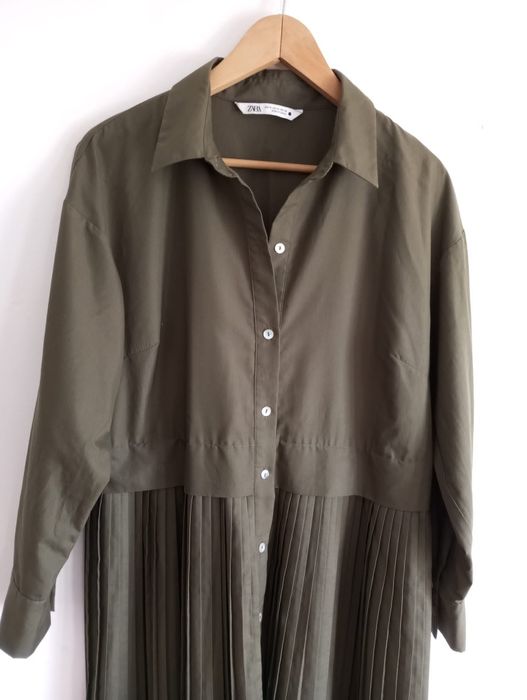 Vestido Camiseiro Zara Tamanho M