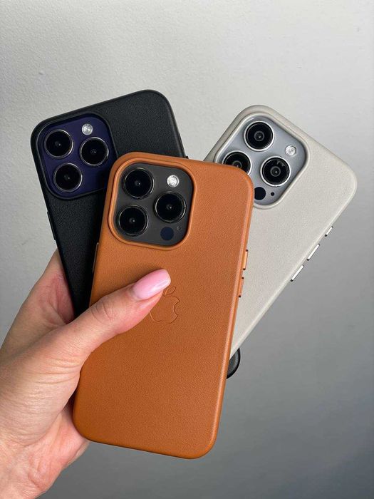 Шкіряний чохол Leather Case чехол iPhone 16 Pro Max | айфон про макс