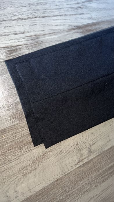 Szerokie spodnie eleganckie garniturowe rozmiar XL czarne