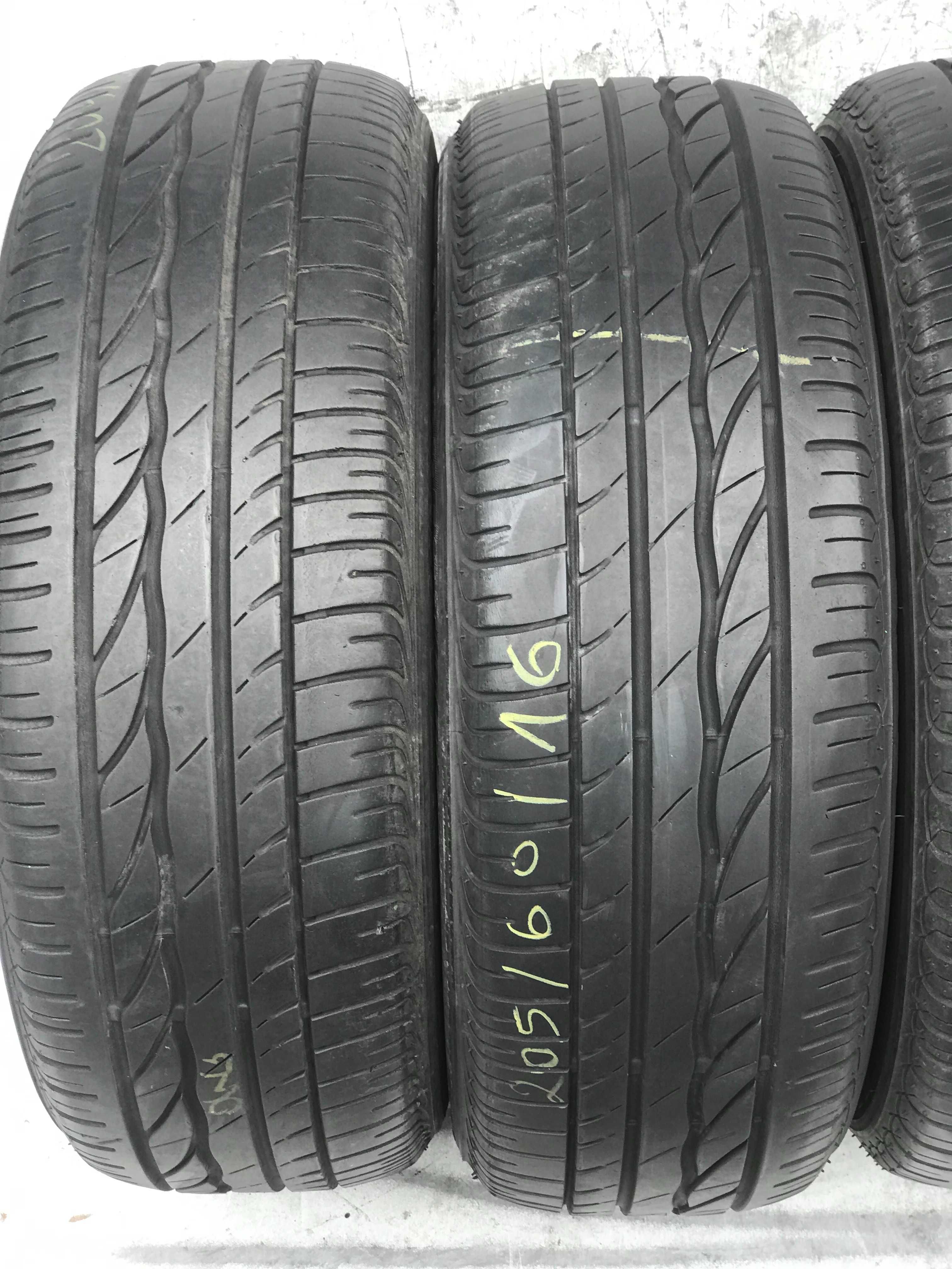 Шины Bridgestone Turanza ER300 205/60R16 Комплект Лето Б/у Оригинал