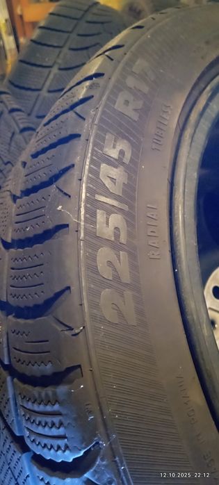 Alufelgi 5x120 r17 BMW z oponami zimowymi