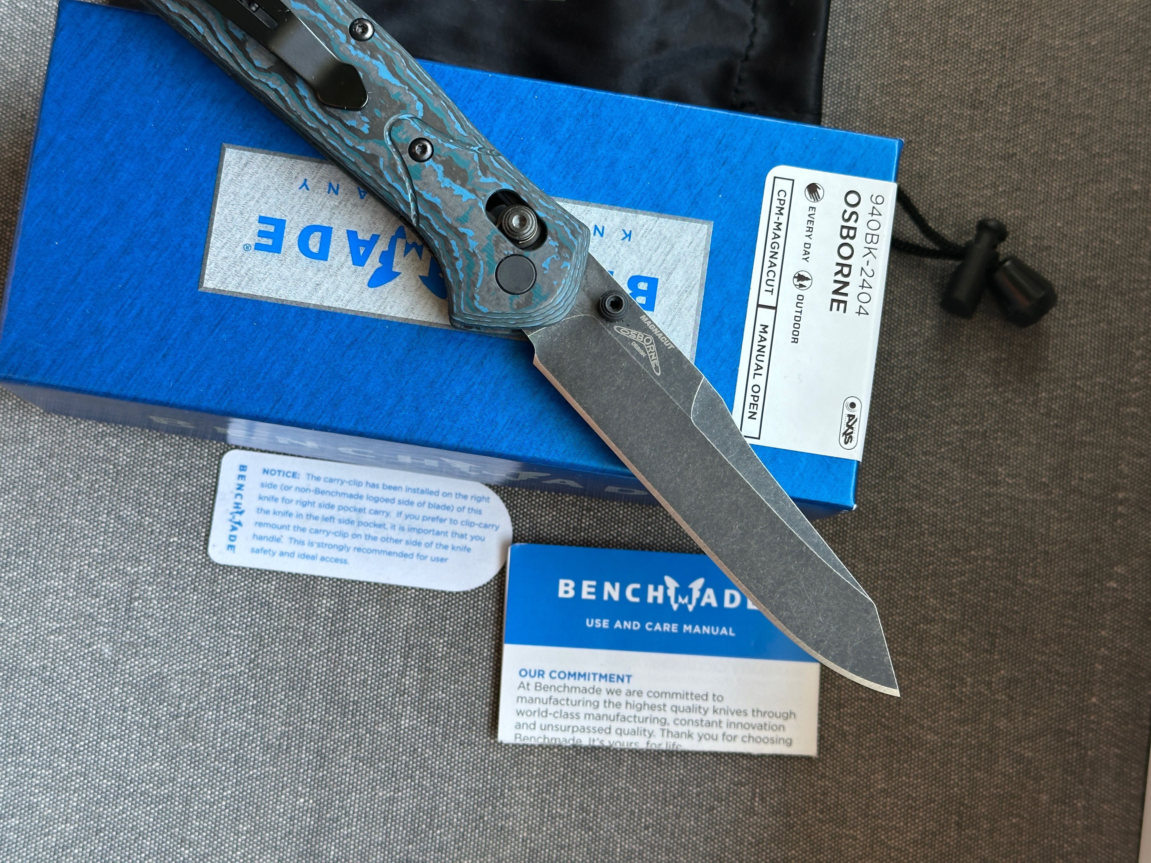 Nowy nóż Benchmade 940BK-2404 Limited Edition