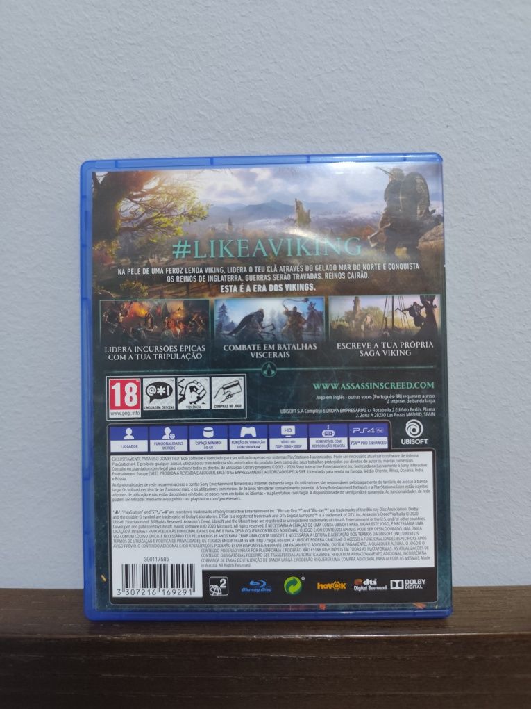 Jogo PS4 - Assassin's Creed Valhalla