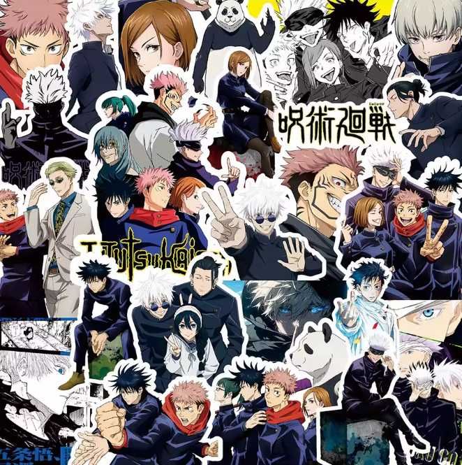 Wlepy naklejki 20szt. anime「Jujutsu Kaisen」