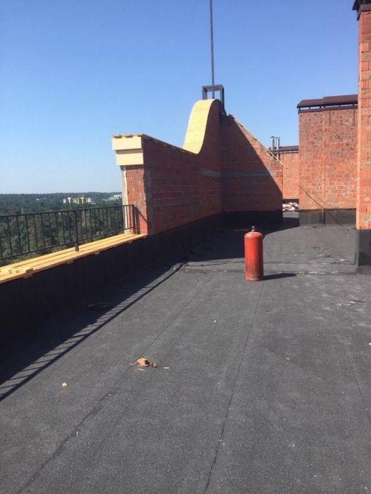 Ремонт крыши.Кровля рубероидом