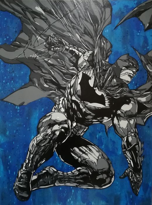 Venom, Deadpool, Harley Quinn pinturas original em tela