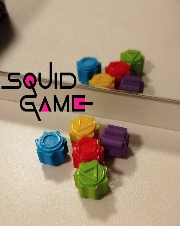 Kości do gry w Gong-Gi, koreańska gra Gonggi (z Squid Game)