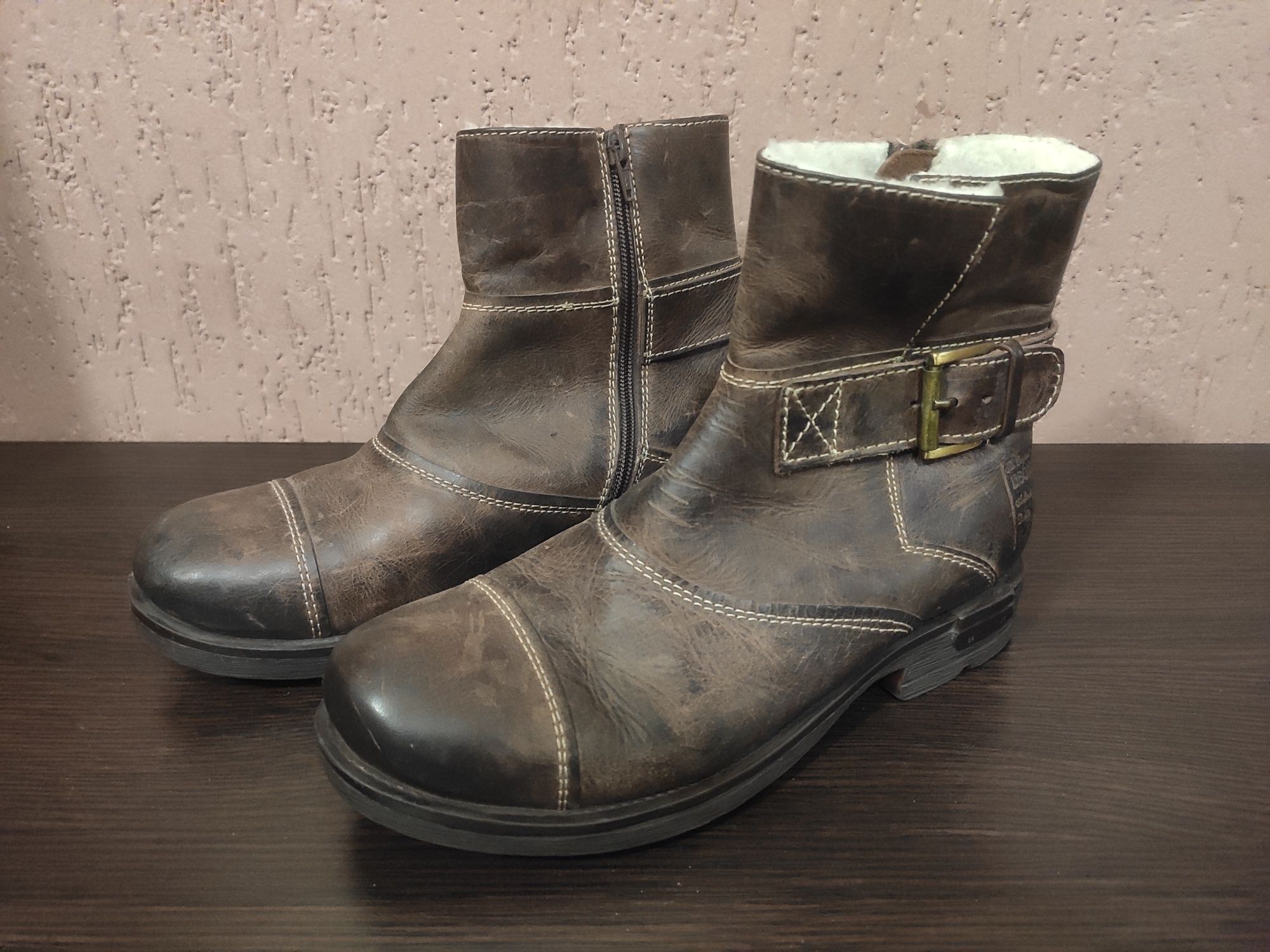 Зимові шкіряні чоботи Boxx (42-43)