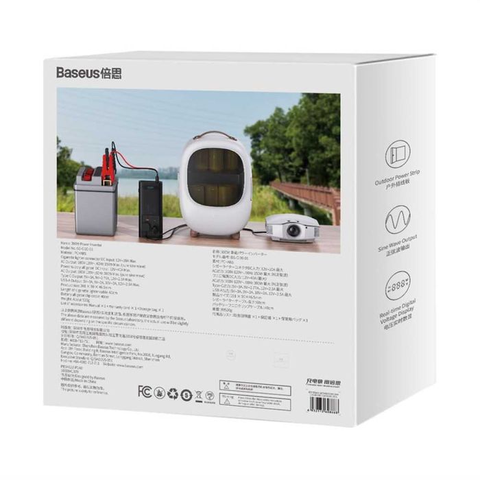 Автомобільний інвертор Baseus IGBT Power Inverter 300W 110V US-JP