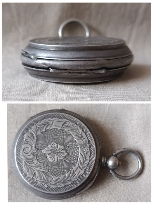 Часы карманные серебряные