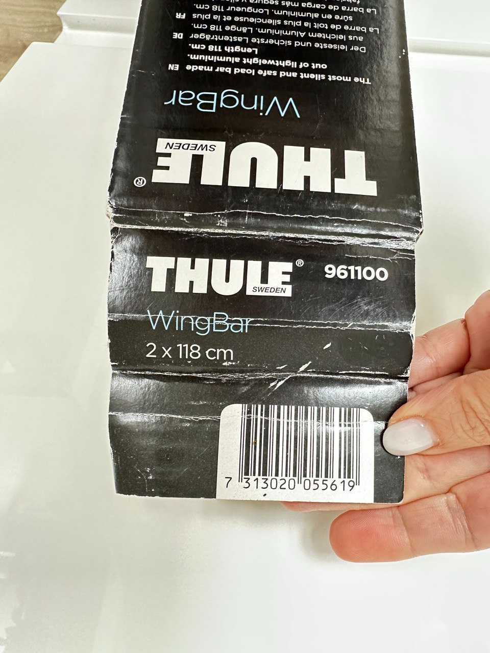 Поперечки (1,18m) Thule WingBar 961 (Нові)