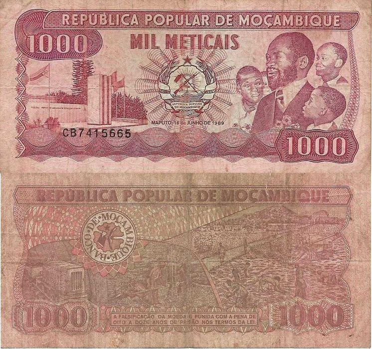 Moçambique - - - - - Notas