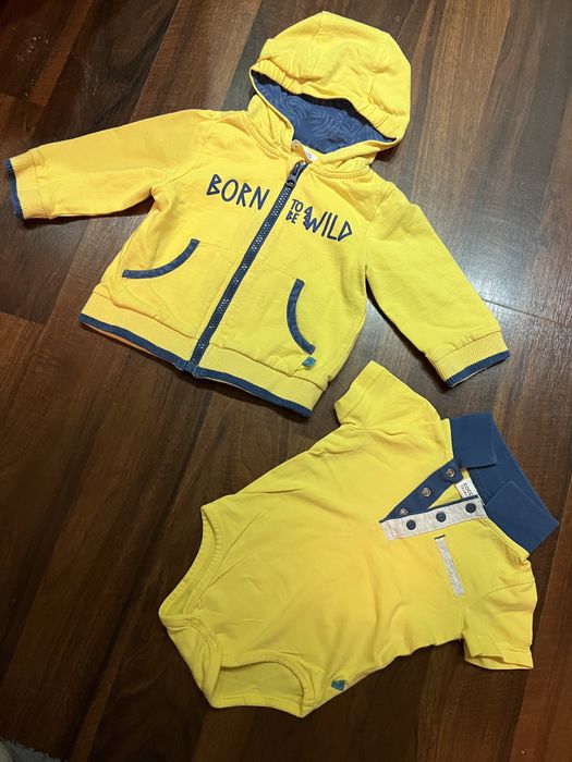 Komplet Dzieciecy bluza i body coccodrillo 74