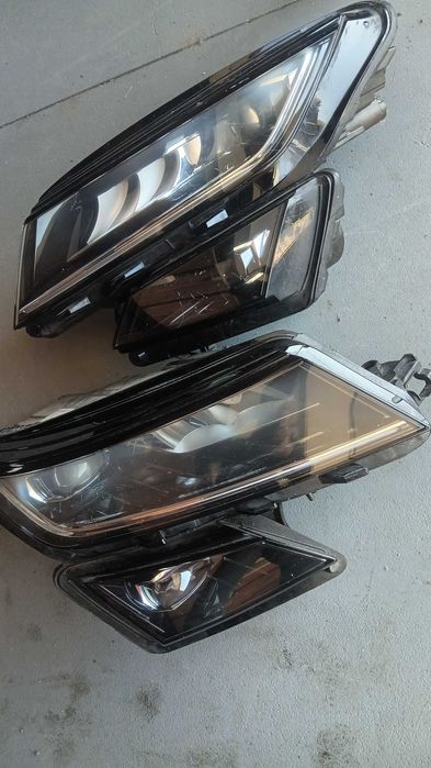 Lampy przednie skoda kodiaq lewa prawa full led