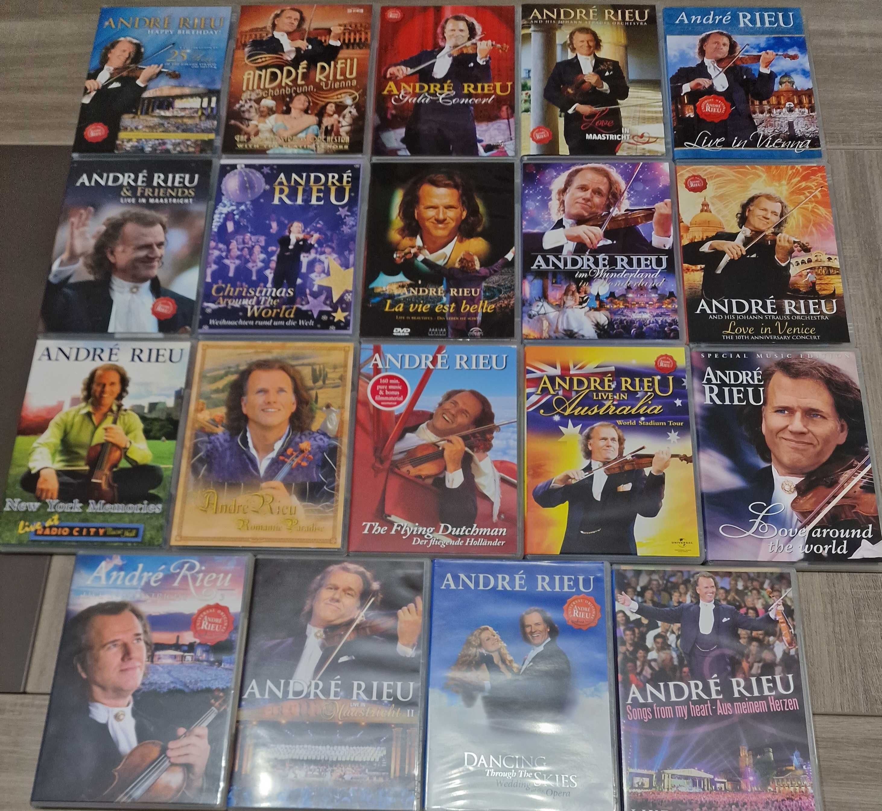 Coleção ANDRÉ RIEU - 19 DVDs Venda em conjunto ou individual