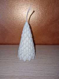 Świeczka sojowa choinka 10 cm handmade