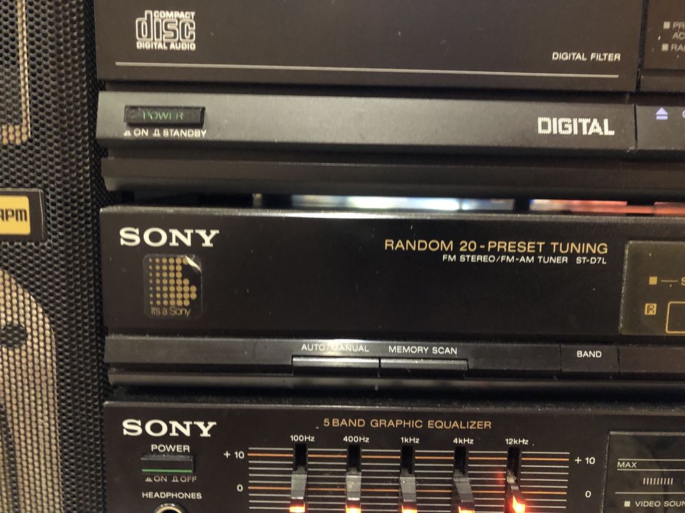 музыкальный центр Sony DXA-D7 ST-D7L CDP-M20 PS-LX50 колонки APM D9