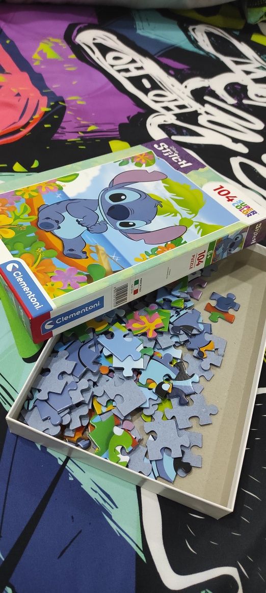 Puzzle Stitch Clementoni 104 peças