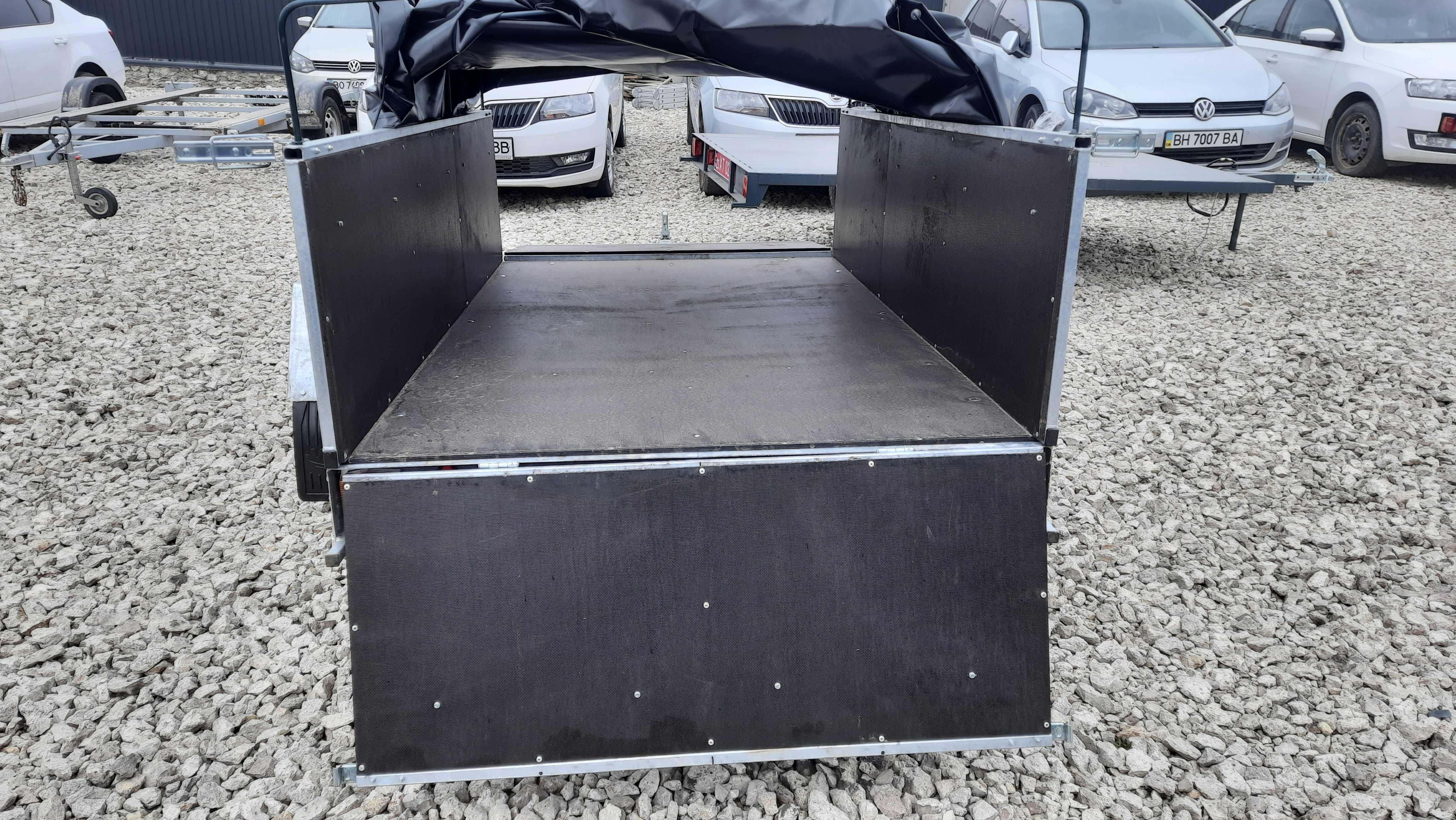 Прицеп легковий / причіп фанерний 2.0×1.35×0.5 УСИЛЕНИЙ ОЦИНКОВАНИЙ