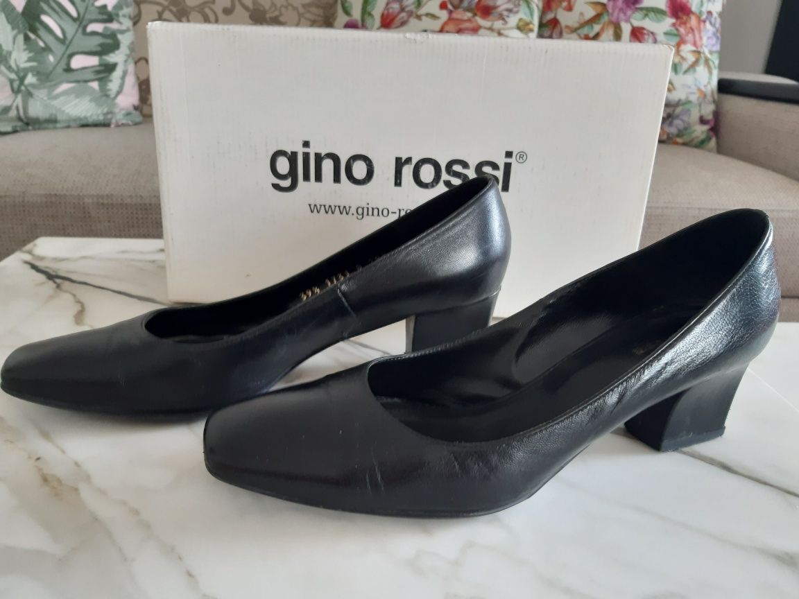 Buty damskie skórzane GINO ROSSI. Rozmiar 39,5. OKAZJA