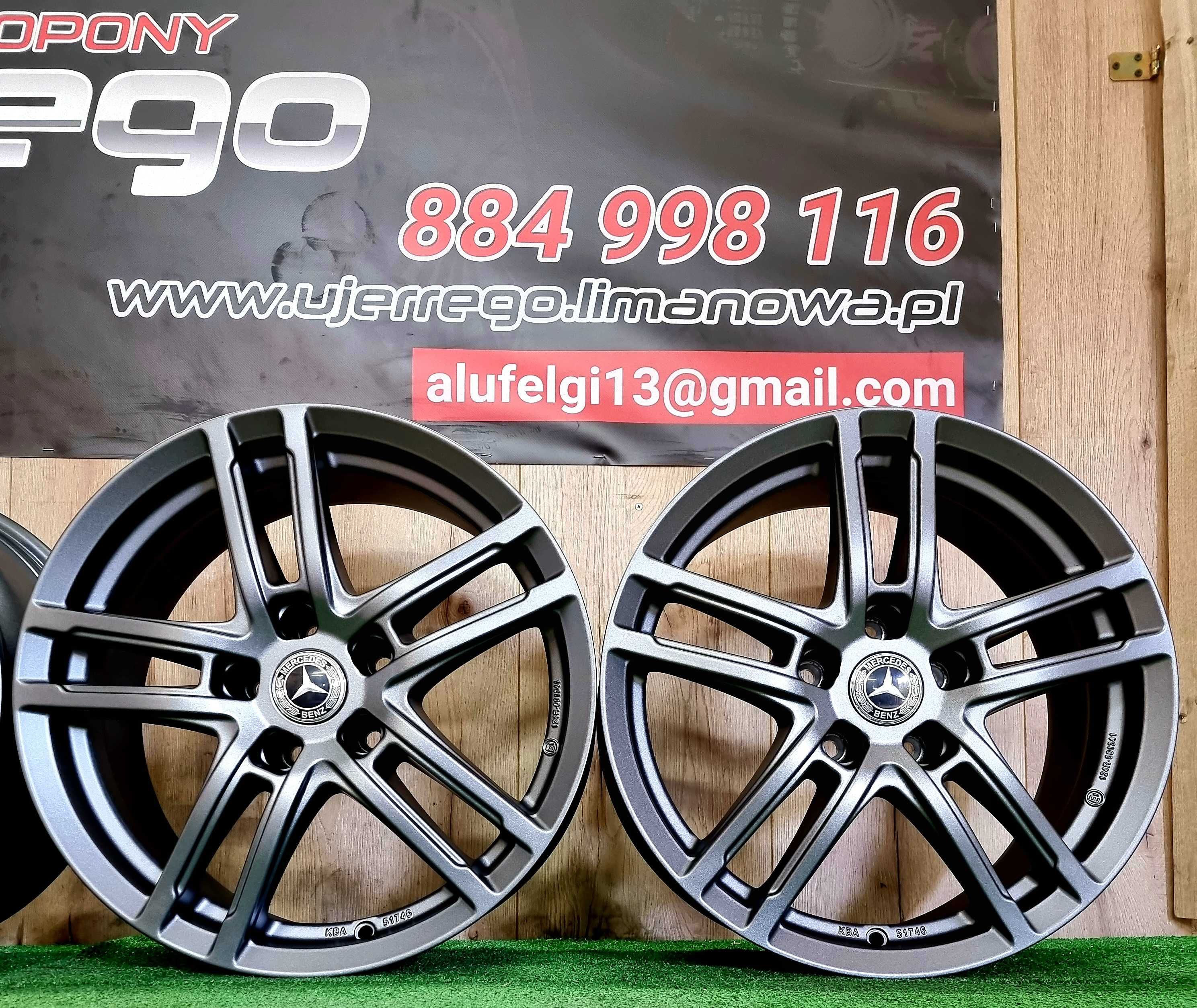 NOWE ALUFELGI MERCEDES 19x5x112 - Cla,Cle,Cls,Gle,Klasa A,C,E,S