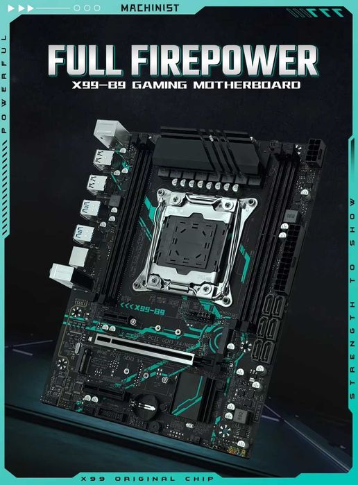 Материнка 2011 x99 + на вибір процесор Xeon V3, V4 та інше