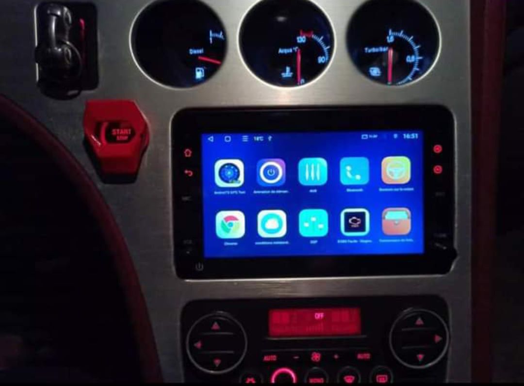 Rádio Android 12 com GPS Alfa Romeo 159,Brera, Sportwagon (Artigo Novo