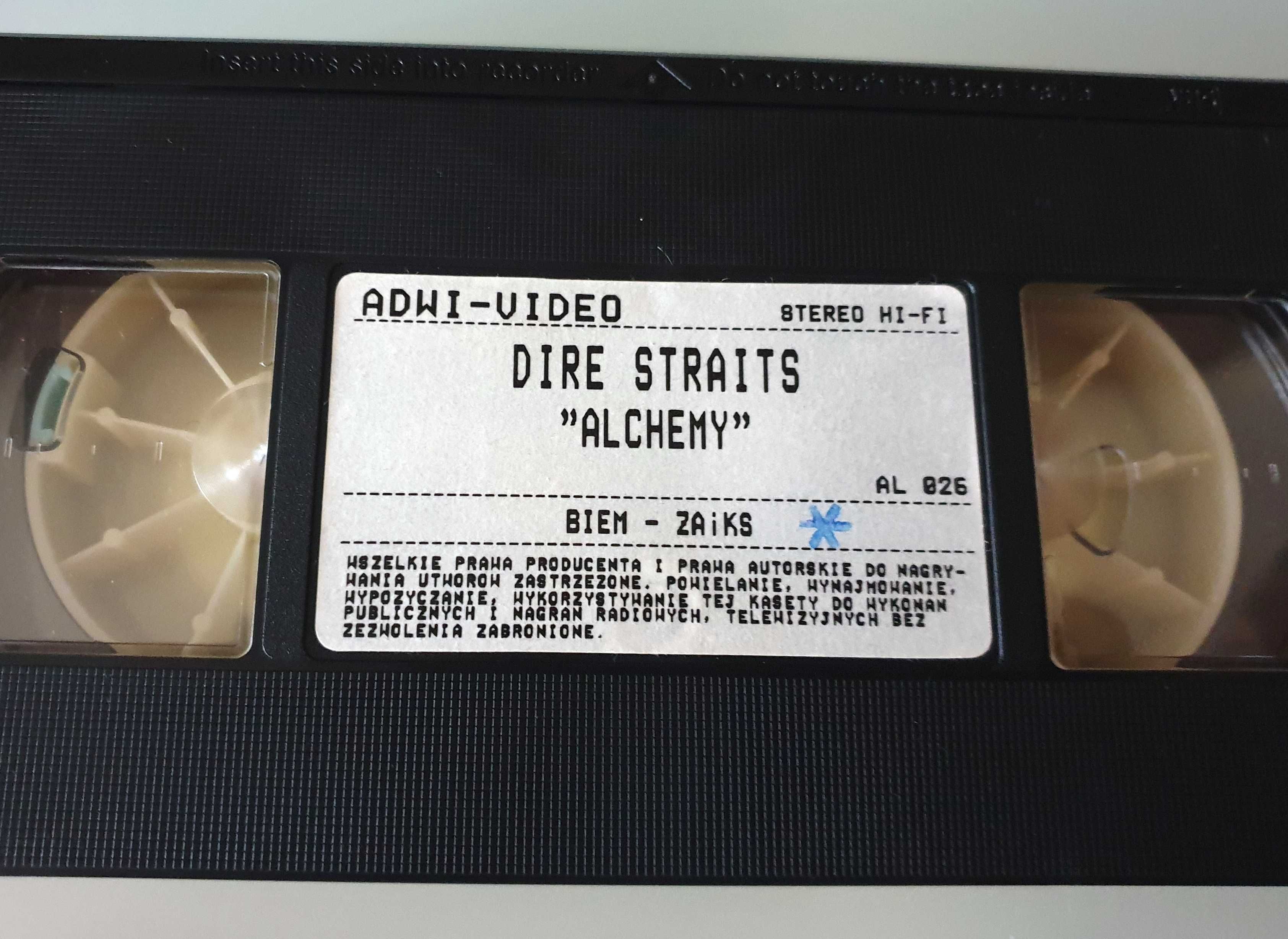 Kaseta VHS / koncert Dire Straits - Alchemy Live