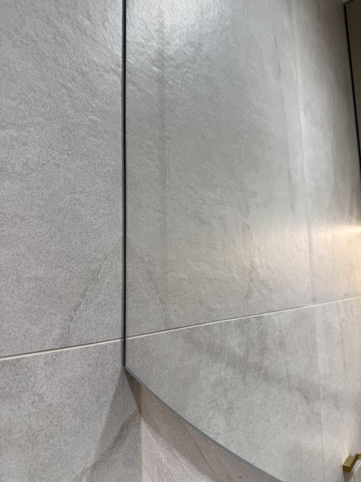 Półokrągłe lustro z podświetleniem led średnica 100 cm