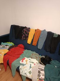 Paka,zestaw ubrań dla chłopca 110/116 dres, spodnie, bluza, t-shirt