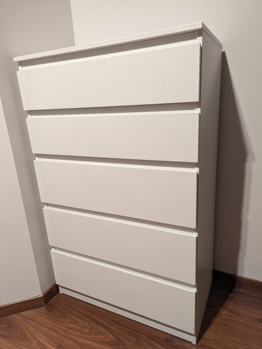 Komoda Ikea biała 5 szuflad