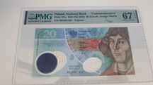 Banknot 20 złotych Mikołaj Kopernik PMG 67