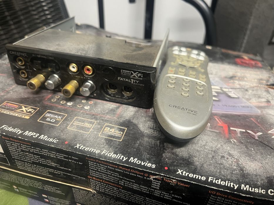 Panel Soundblaster X-fi FATALITY