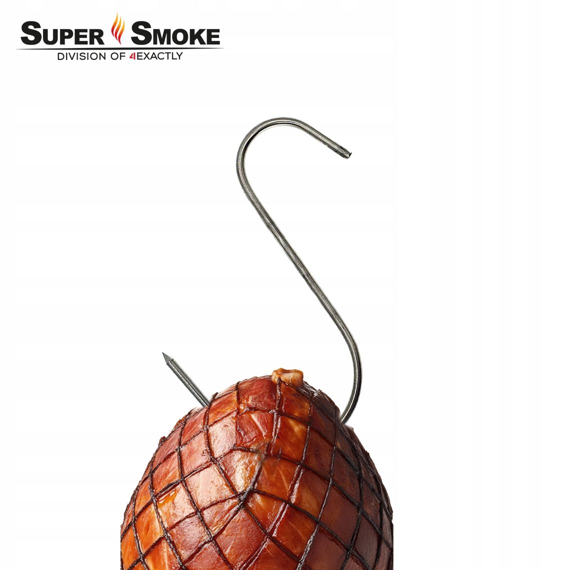 Hak Wędzarniczy SuperSmoke typu "S" do mięs i wędlin 3mm 10cm Standard