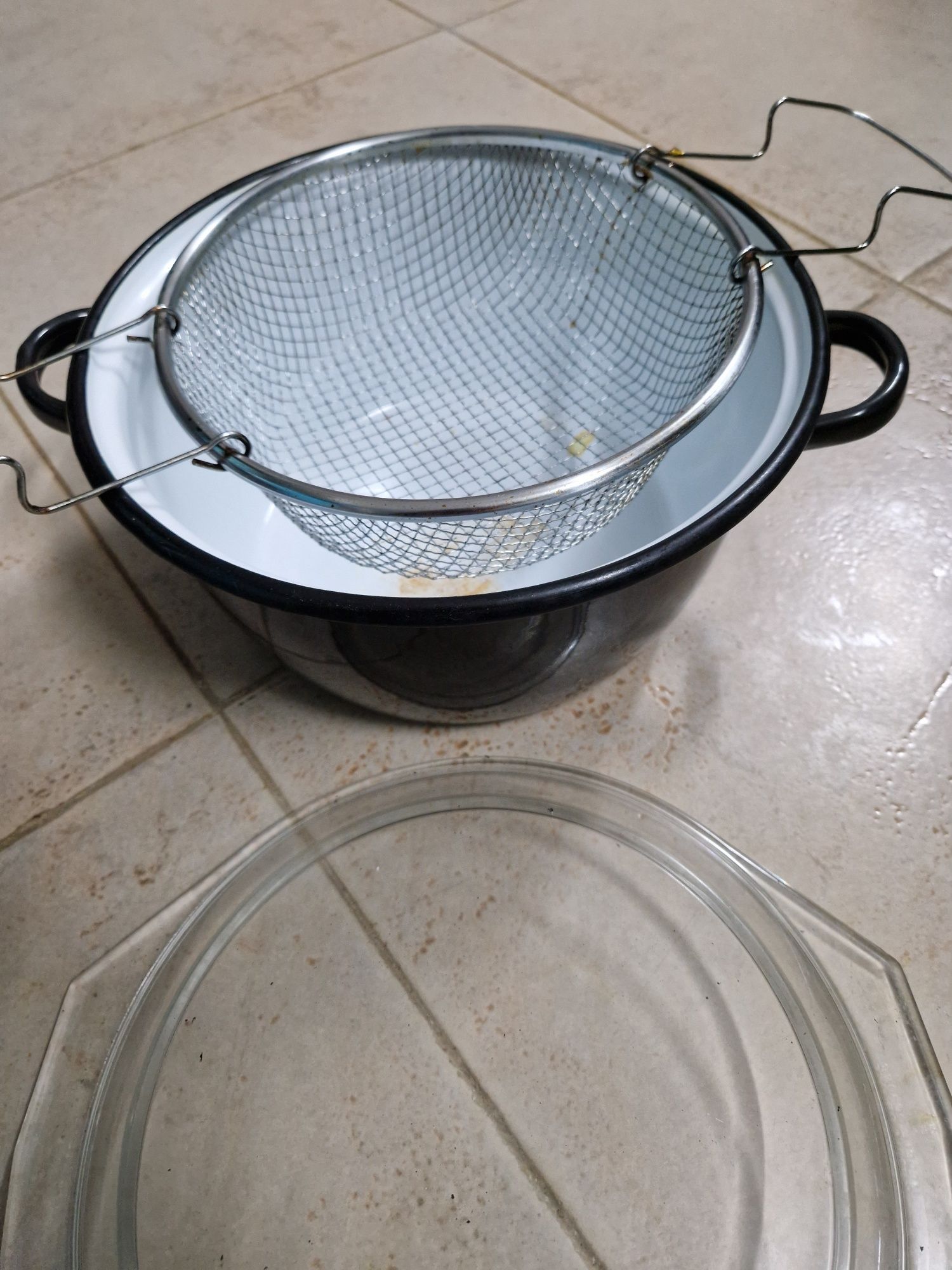 Fritadeira com rede