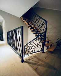 Barierki stalowe / balustrady / pochwyty / LOFT