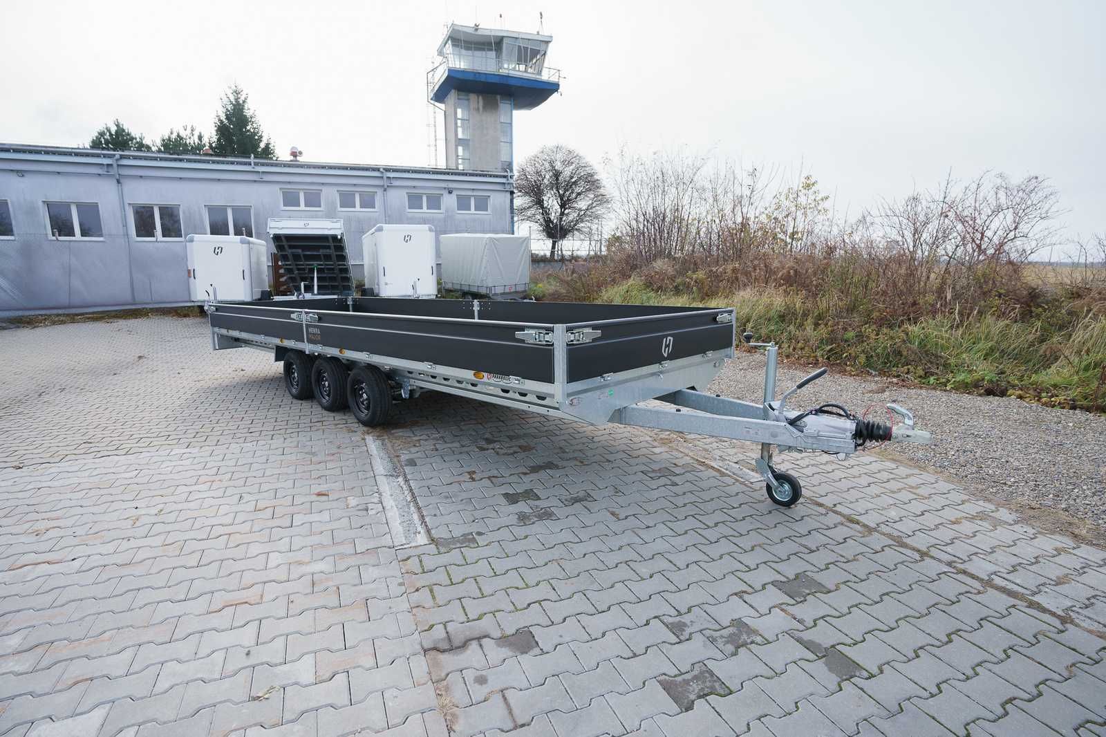 Laweta 3 osiowa Henra Platform Trailer (633x202) o DMC:3.5T PREMIUM!!!