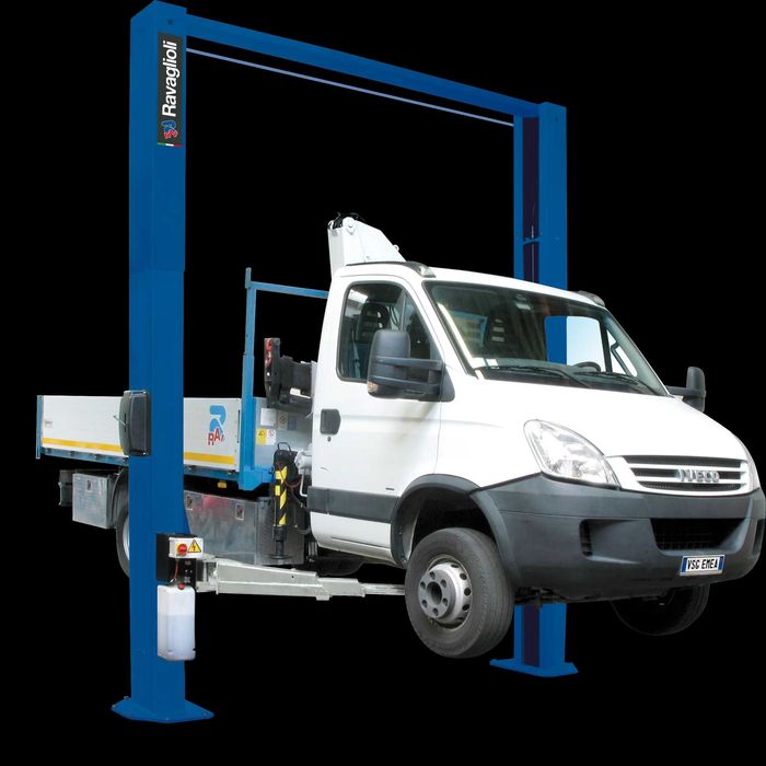 NOWY podnośnik 2-kolumnowy łączony górą RAVAGLIOLI KPH370.70 7T ITALY