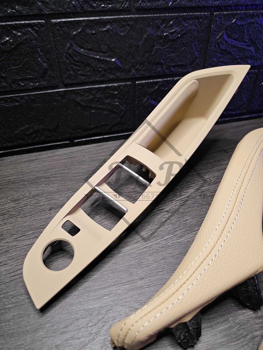 Pack TOTAL Puxadores Pele Porta Interior BMW F10 F11 18 Série 5 -NOVOS