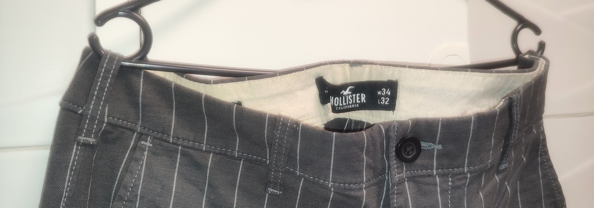 Spodnie Hollister Chino r. 34/32 pas 92 cm NOWE