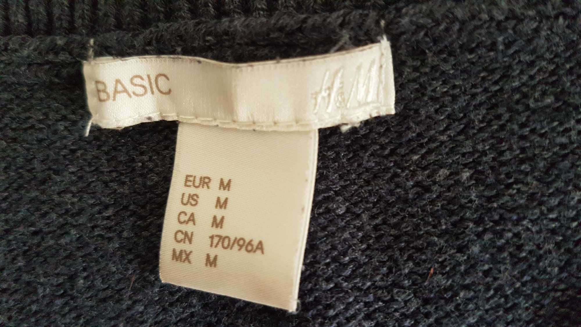 Светр пуловер реглан с вязкой H&M Basic