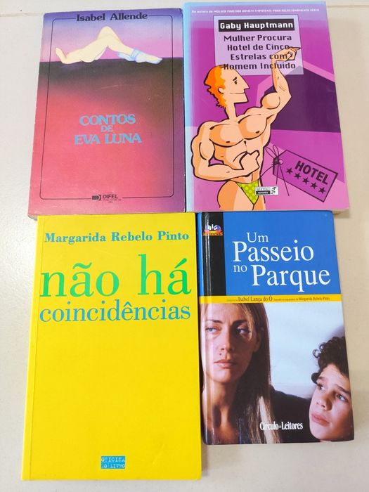 Lote de livros sobre Mulheres (Romances / Testemunhos)