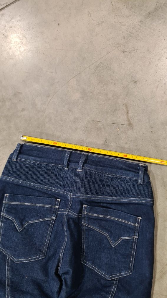 Damskie spodnie jeansy motocyklowe S, M, L